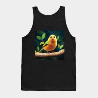 Cute Yellow Canary Tank Top